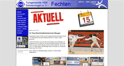 Desktop Screenshot of fechten.tg-schwenningen.de